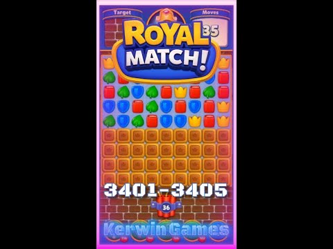 Royal Match Level 3401 3402 3403 3404 3405 - No Boosters Gameplay