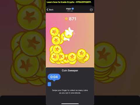 How to Unlock Your Major Airdrop Sweeper Achievements | Major Airdrop Update🚨. #touchbillions #major