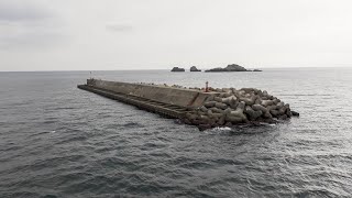 激流が走る巨大ケーソンの沖堤防が回遊魚の巣窟になっていた…【日本一周九州編 #1】