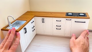 Miniature kitchen set installation ✨ASMR ✨Re-ment collection✨