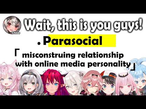 Hololive Girls React to "Parasocial" Meaning「HoloLive/EngSub」