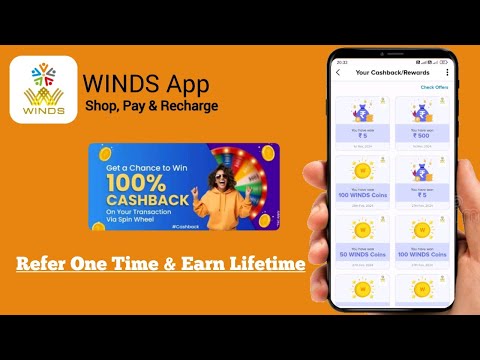 winds app referral code | winds app refer and earn | winds referral code | earn winds reward point