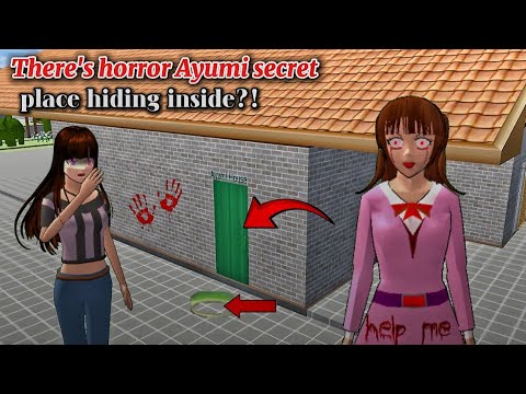 There's horror Ayumi رعب ايومي secret place hiding inside Sakura School Simulator