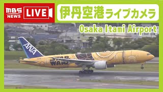 【LIVE】大阪・伊丹空港ライブカメラ 空港の様子は？【MBSニュース】OSAKA  Itami Airport