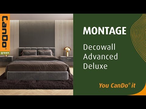 CanDo green Decowall Acoustic Advanced Deluxe - Instructions de montage FR