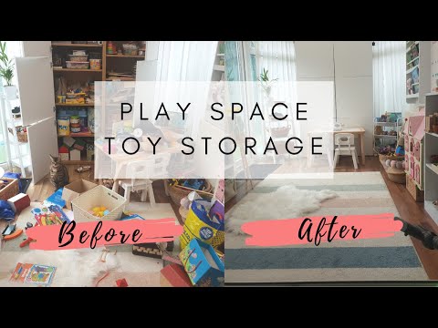 Play Space Toy Storage - Major Clear Out & Organisation