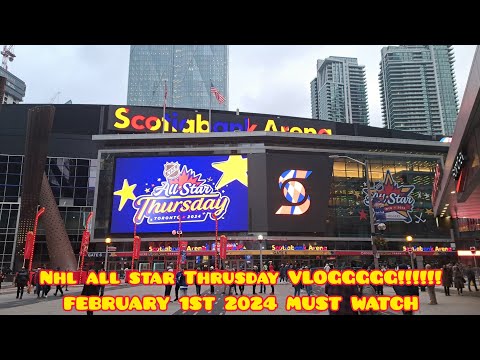 NHL All Star Thrusday VLOGGGGG!!!!!!!! February 1st 2024 MUST WATCH!!