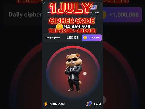 hamster combat daily cipher code today 1 july  | 1 july hamster combat daily combo card