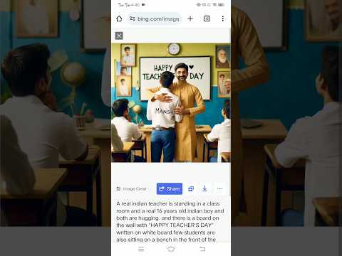 Happy teachers day Ai Photo Editing 😱 Teachers day Photo Editing 💥 Bing Ai Image Generator