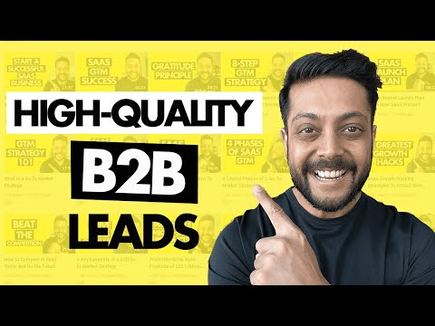 B2B Lead Generation: Generating High-Quality B2B Leads through Landing Pages