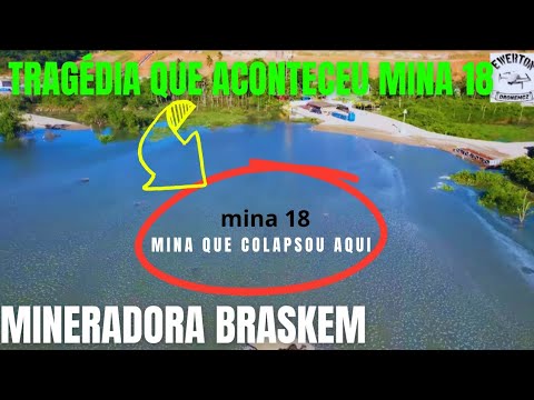 destruição causada pela mineradora Braskem  Maceió Alagoas Brasil