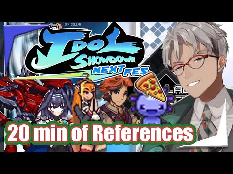 Arusan finally plays Idol Showdown and sees its tons of references【Holostars EngSub】