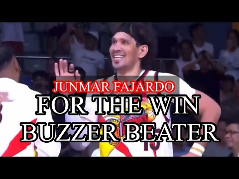 JUNMAR FAJARDO BUZZER BEATER FOR THE WIN/HIGHLIGHTS