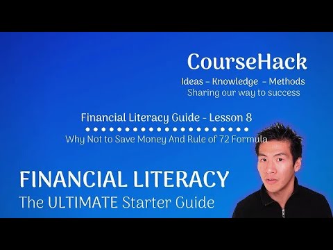 Financial Literacy – Why Not to Save Money And Rule of 72 EDITED Formula