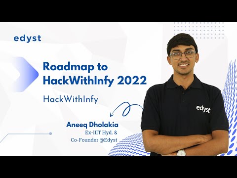 Roadmap to HackWithInfy 2022 | Edyst | Aneeq