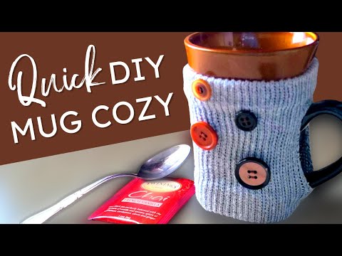 Quick & Easy DIY Mug Cozy!