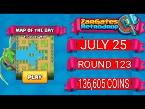 ZarGates RetroDrop || July 25, 2024 || Round 123 || 16,605 coins