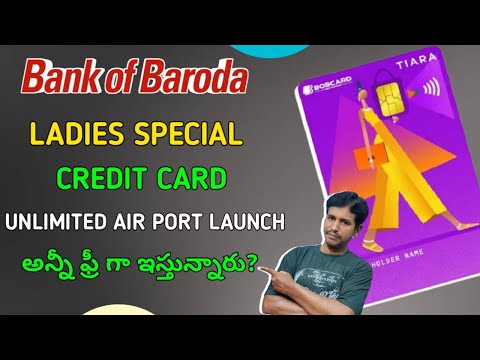 Bank of Baroda Tiara credit card launched|bob tiara credit card full Details| #bankofbaroda