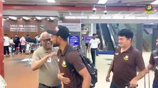 Bangladesh team return home after their India tour!