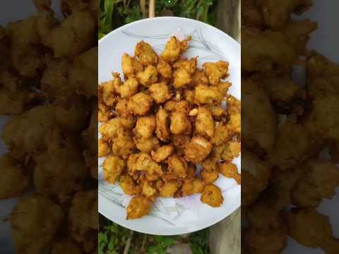 Rice Flour Bites #snacks #bites #riceflourbreakfast #riceflourbites #bajji #shorts #trendingshorts