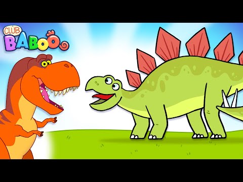 Dinosaur Stegosaurus | Club Baboo | Cute Dinosaurs | Kids fun with Club Baboo!