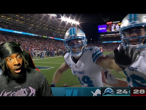 BELT TO AHH!!! Detroit Lions vs. San Francisco 49ers Game Highlights | NFL 2024 Season Week 17