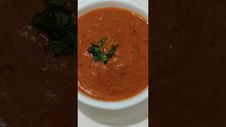 South Indian Tomato Chutney For Dosa/Idli😋 Street Style Red Chutney Recipe | टमाटर चटणी #shorts