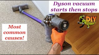 Dyson vacuum starts then stops - MOST Common Causes