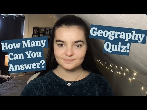 ASMR 50 Geography Trivia Questions