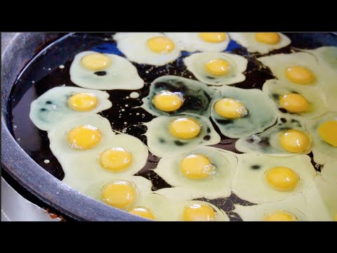 Taiwanese Fried Egg Vegetable Pie / 大陸妹共匪餅 - Taiwanese Street Food