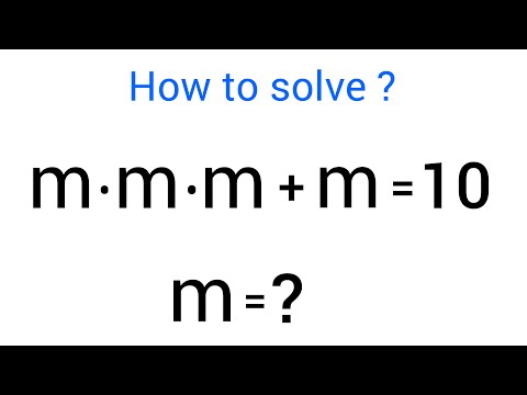 China | Can you solve this ? | Math Olympiad | find m!!