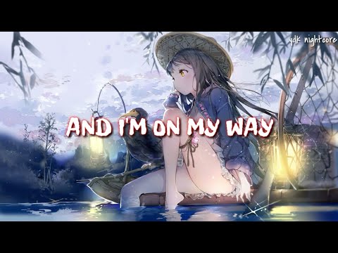 [ Nightcore ] On My Way (Alan Walker, Sabrina Carpenter & Farruko) - (Lyrics & Animated)