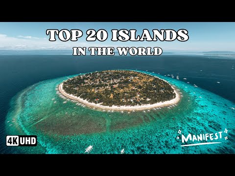 🏝️ Top 20 Islands in the World | 4K Drone Video | Manifest Travel