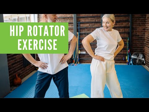 Hip Rotator Exercise: Figure 8