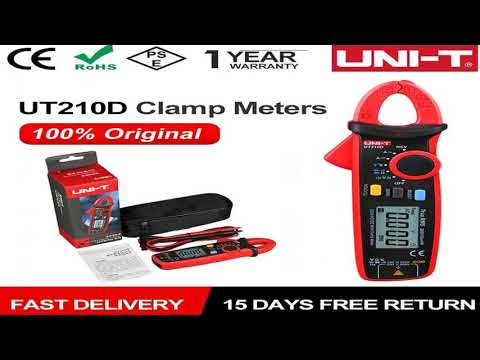 UNI-T Clamp Meter Digital UT210E UT210D AC Current Mini Clamp Multimeter True RM