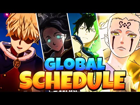 *UPDATED* GLOBAL SCHEDULE - IT'S STACKED! 2025 SUMMON GUIDE | Black Clover Mobile