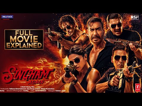 Singham Again | Movie Explained |Ajay Devgn | Akshay Kumar| Deepika |Ranveer | Full Movie 4K Facts