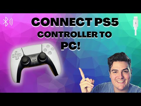 How to Connect a PS5 Controller to PC! Wired and Bluetooth!