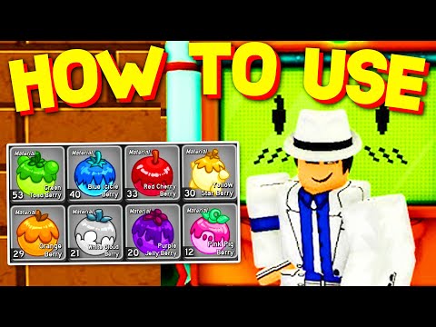 How To USE BERRY in BLOX FRUITS! ROBLOX