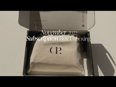 November '22 Penspiration and Planning + Stationery Box Unboxing | Cloth & Paper