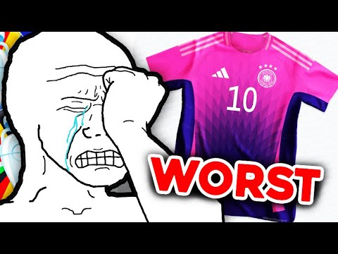 Ranking The WORST EURO 2024 Football Kits