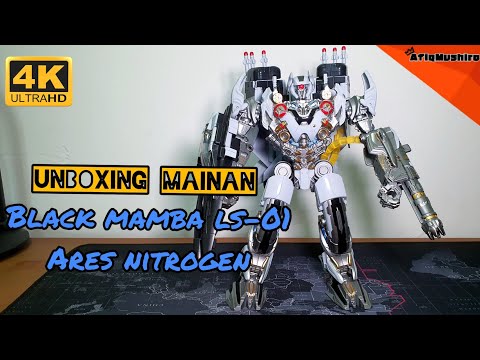 Unboxing Mainan | Transformers | Black Mamba LS-01 Ares Nitrogen (BAHASA MELAYU)