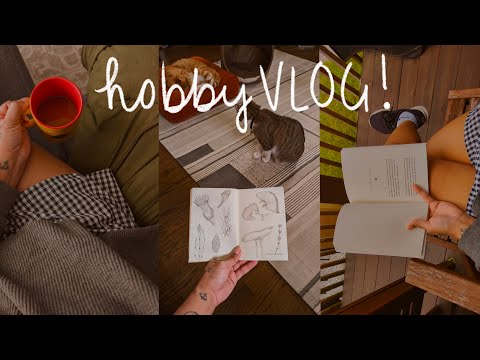 HOBBY VLOG: a full day of cozy random hobbies!