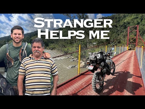 Costa Rican Man Helps Me Out on My Motorcycle Trip Ep | 65