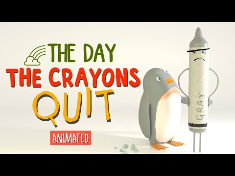 The Day The Crayons Quit 🎨✏️ By Drew Daywalt 📖 - Animated Storybook 📚✨