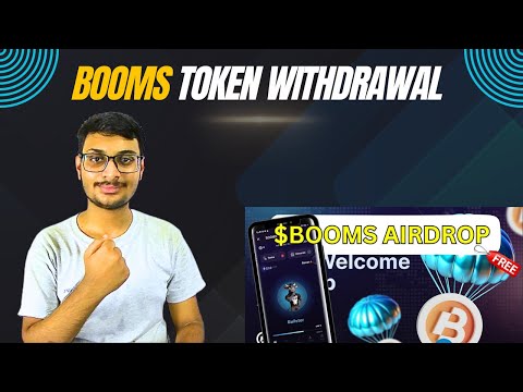 Booms Token Withdrawal | Booms Airdrop