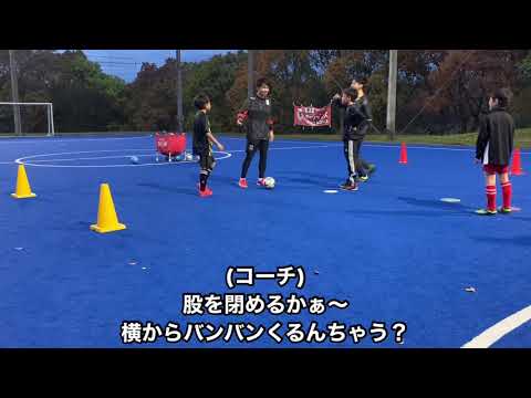 【名古屋オーシャンズフットサルスクール桑名校】高学年基礎クラスのレッスン風景