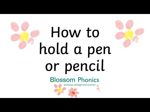 Blossom Phonics: Hold your pen right!