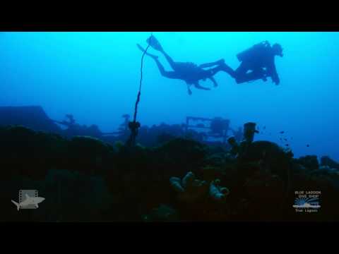 Amagisan Maru, Truk Lagoon. Dive this Japanese WWII shipwreck with Blue Lagoon Dive Shop.