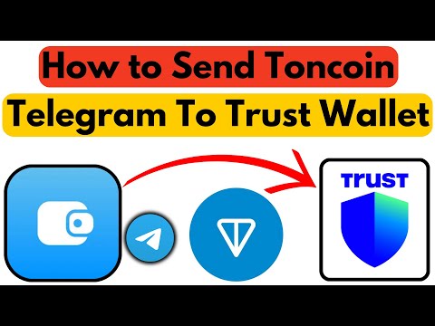 How to Send Toncoin Telegram Wallet to Trust Wallet | Transfer Crypto Telegram to Trust wallet